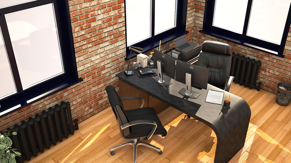 Bureau du patron 3D